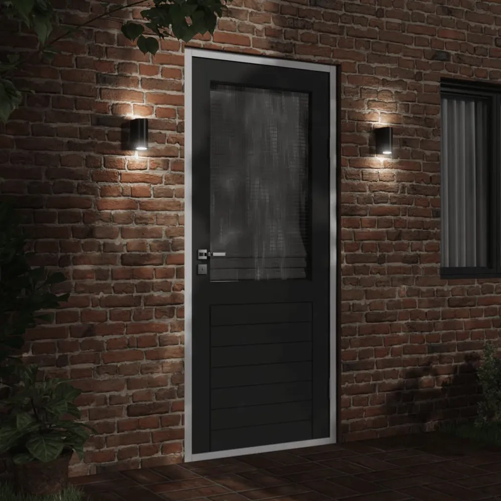 Draagbare Buitenwandlamp gegoten aluminium zwart
