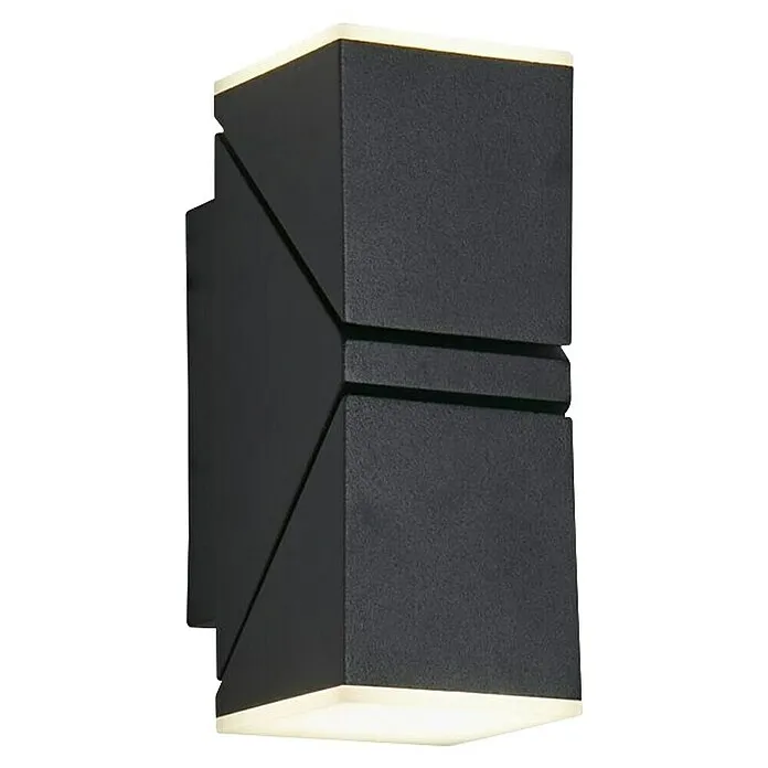 Draagbare Searchlight Led-wandlamp voor buiten Montana - Zwart, IP65