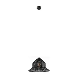 Hanglamp Samara, Zwart, 108x34x34 cm, EPIKASA voor Minerale Gloed