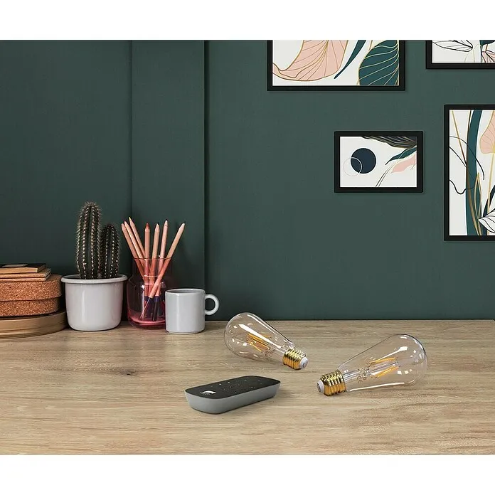 Krachtige Eglo connect.z Smart ledlamp - 4,9 W, Zacht wit, E27
