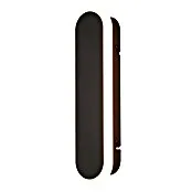 Searchlight Led-wandlamp voor buiten Bordo Black Compact - Zwart, IP65 met Beschermkap | Veilig