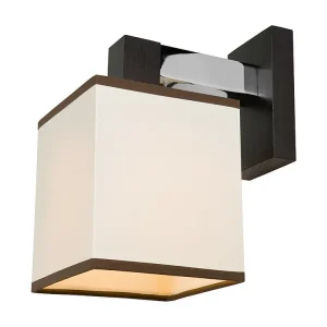 Wandlamp Amelia, Zwart, 23x18x18 cm, EPIKASA voor Security Toepassingen