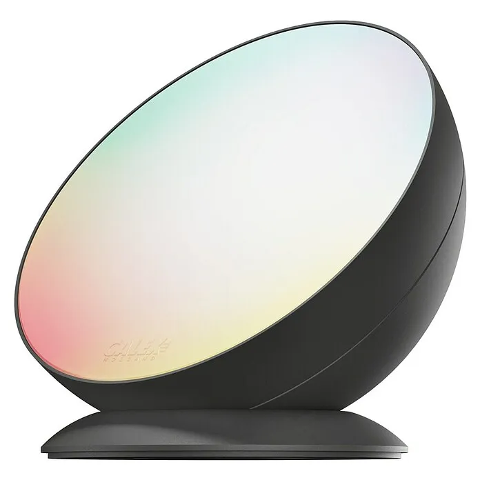 Wandmontage Calex Decoratieve ronde ledlamp Moodlight - Zwart, Diameter: 175 mm