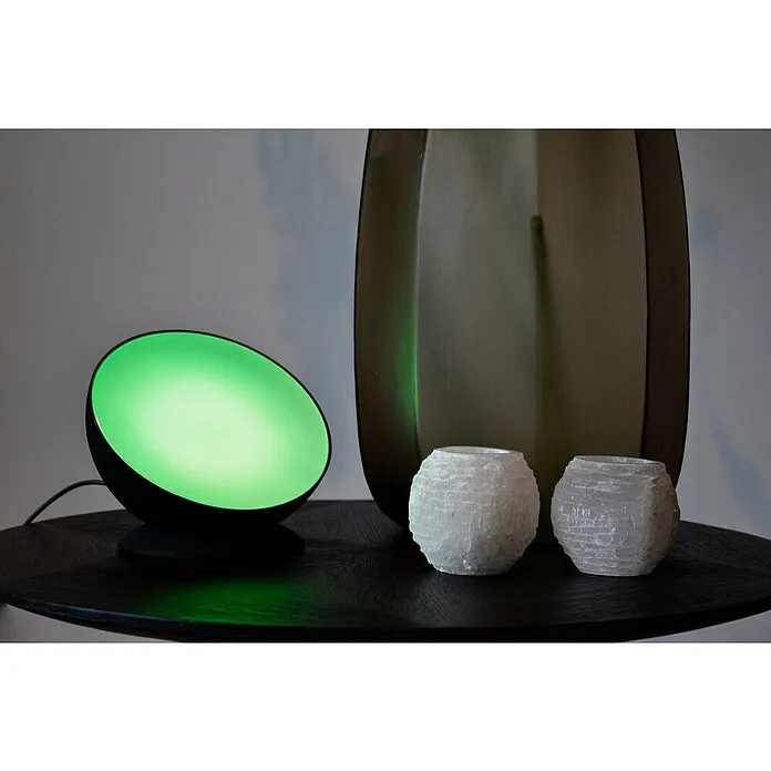 Wandmontage Calex Decoratieve ronde ledlamp Moodlight - Zwart, Diameter: 175 mm