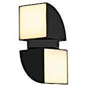 Wandmontage Searchlight Led-wandlamp voor buiten Dakota - Zwart, IP44